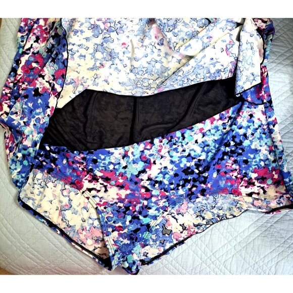 Delta Burke Women's 34W Multicolor One-Piece Swimsuit Adjustable Straps - Picture 5 of 8